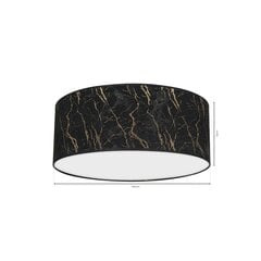 Milagro griestu lampa Senso Black/Gold cena un informācija | Griestu lampas | 220.lv