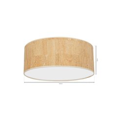 Milagro griestu lampa Cork White цена и информация | Потолочные светильники | 220.lv