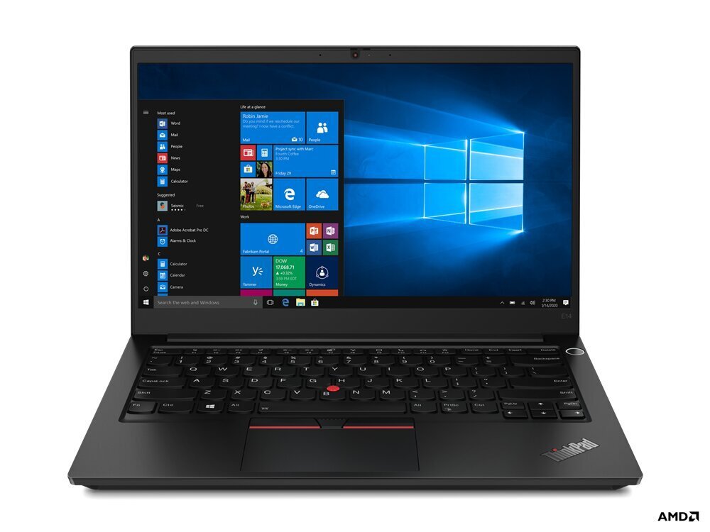 Lenovo ThinkPad E14 14 " 1920x1080 AMD Ryzen 5 8 GB SSD 256 GB цена и информация | Portatīvie datori | 220.lv