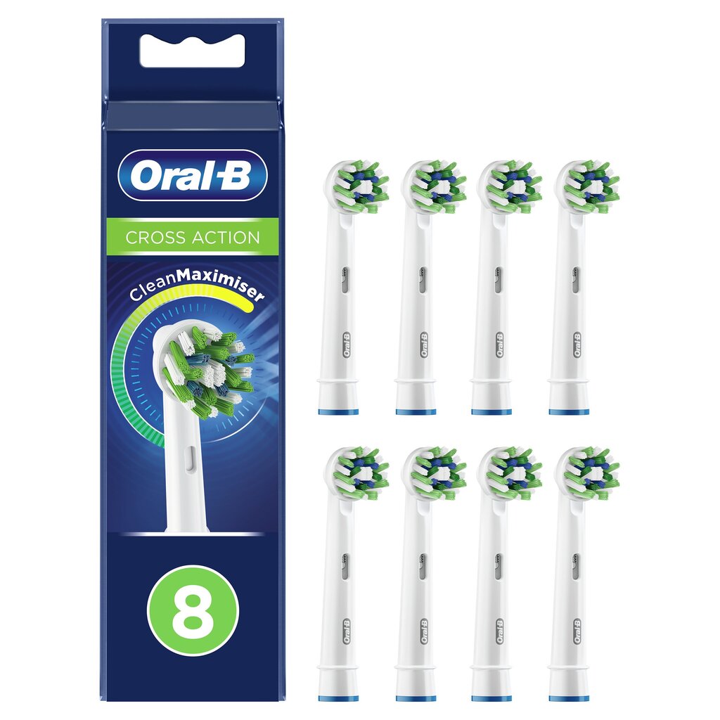 Oral-B EB50 8 CrossAction cena un informācija | Uzgaļi elektriskajām zobu birstēm | 220.lv