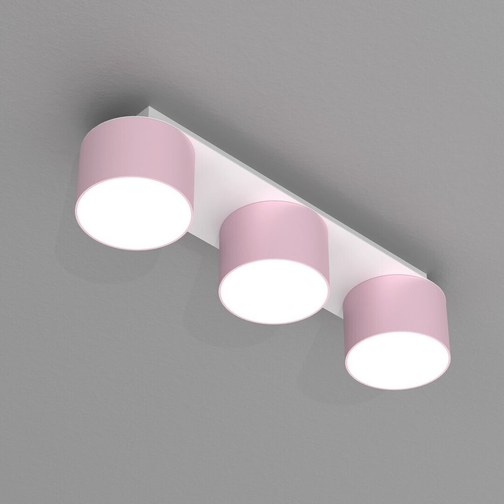 Griestu lampa DIXIE Pink/White 3xGX53 цена и информация | Griestu lampas | 220.lv