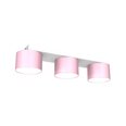 Griestu lampa DIXIE Pink/White 3xGX53