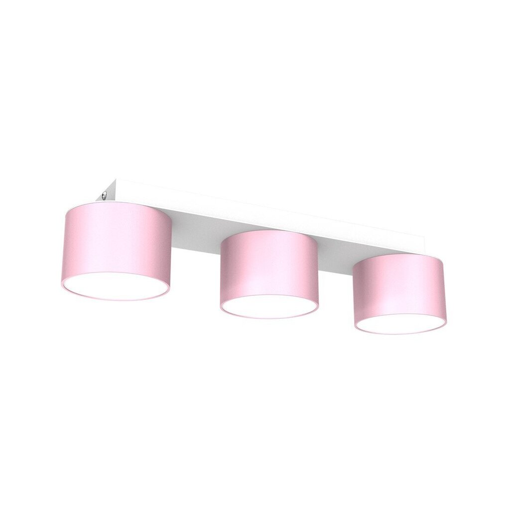 Griestu lampa DIXIE Pink/White 3xGX53 цена и информация | Griestu lampas | 220.lv
