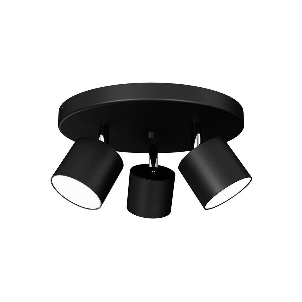 Griestu lampa DIXIE BLACK 3xGX53 cena un informācija | Griestu lampas | 220.lv