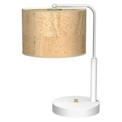 Milagro galda lampa Cork White/Cork цена и информация | Настольные лампы | 220.lv