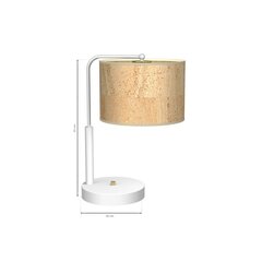 Milagro galda lampa Cork White/Cork цена и информация | Настольные лампы | 220.lv