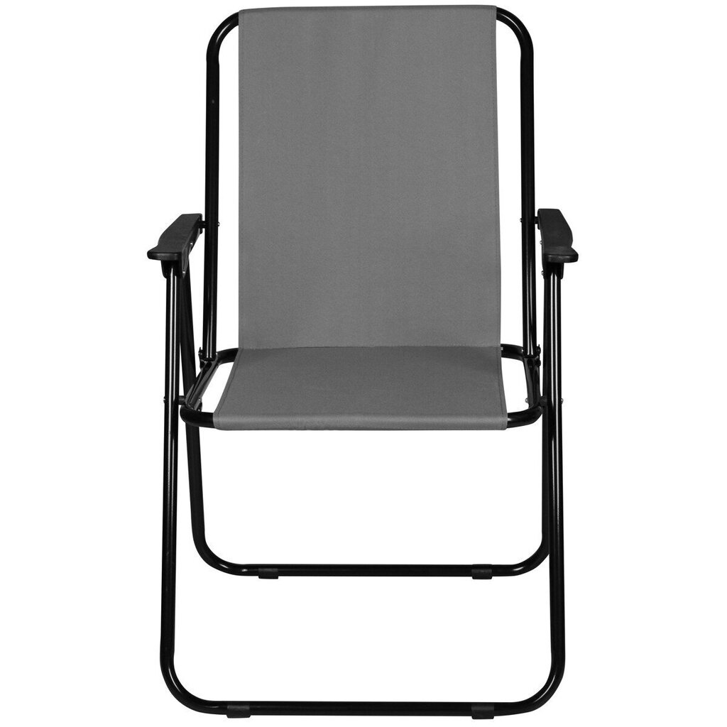Salokāmais kempinga krēsls ar roku balstiem Royokamp, pelēks цена и информация |  Tūrisma mēbeles | 220.lv