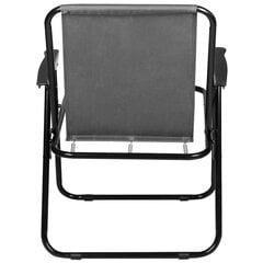Salokāmais kempinga krēsls ar roku balstiem Royokamp, pelēks cena un informācija | Tūrisma mēbeles | 220.lv