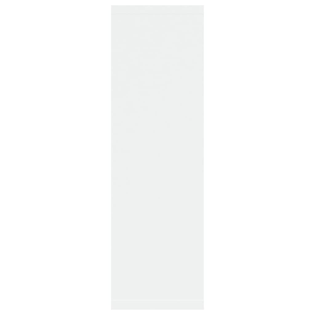 vidaXL sienas plaukts, balts, 85x16x52,5 cm, inženierijas koks cena un informācija | Plaukti | 220.lv