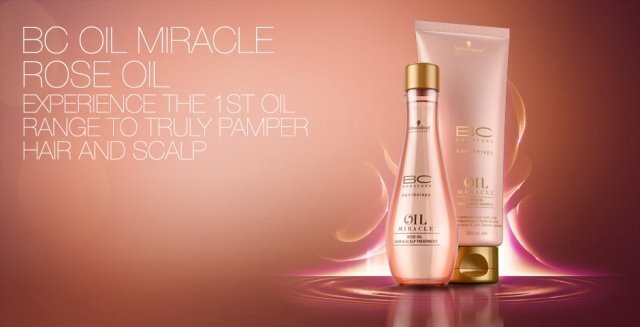 Barojošs šampūns ar rožu eļļu Schwarzkopf Professional BC Bonacure Oil Miracle Rose 1000 ml cena un informācija | Šampūni | 220.lv