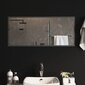 LED vannas istabas spogulis, 90x40cm cena un informācija | Spoguļi | 220.lv