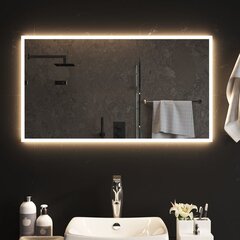 LED vannas istabas spogulis, 90x50cm цена и информация | Зеркальца | 220.lv