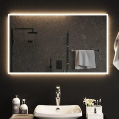 LED vannas istabas spogulis, 100x60cm cena un informācija | Spoguļi | 220.lv