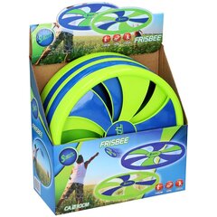 Lidojošais disks Frisbee, 30 cm, zaļš/zils cena un informācija | Ūdens, smilšu un pludmales rotaļlietas | 220.lv