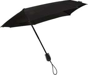 Vēja izturīgs mehānisks lietussargs STORMini melns cena un informācija | Lietussargi sievietēm | 220.lv