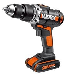 Combi drill impact WORX WX372 цена и информация | Шуруповерты, дрели | 220.lv