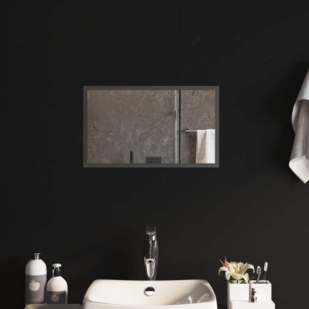 LED vannas istabas spogulis, 50x30cm цена и информация | Spoguļi | 220.lv