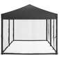 Pasākumu telts ar sānu sienām, antracīta, 3x6m cena un informācija | Dārza nojumes un lapenes | 220.lv