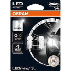 Automašīnas spuldze Osram OS2825DWP-02B 0,8 W 6000K W5W цена и информация | Автомобильные лампочки | 220.lv