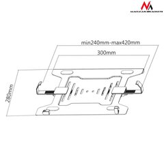 Maclean MC-764 32-80” цена и информация | Кронштейны и крепления для телевизоров | 220.lv