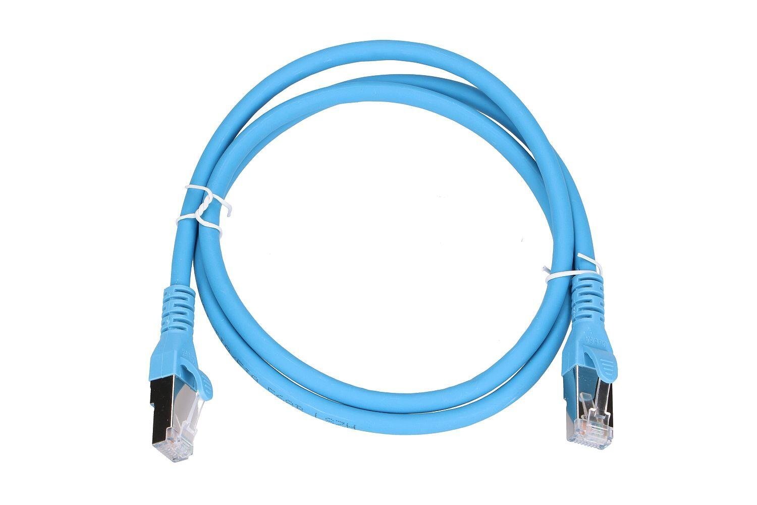 Extralink LAN Patchcord CAT.6A S / FTP 1m 10G ekranēts folijas vītā pāra tukšs varš цена и информация | Kabeļi un vadi | 220.lv