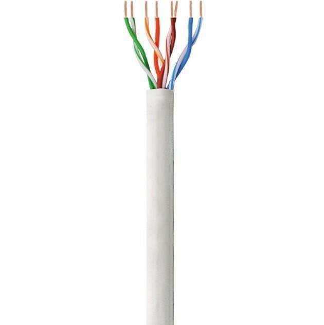 Techly UTP Cat6 lielapjoma kabelis 4x2 cietais varš, 305 m, pelēks cena un informācija | Kabeļi un vadi | 220.lv