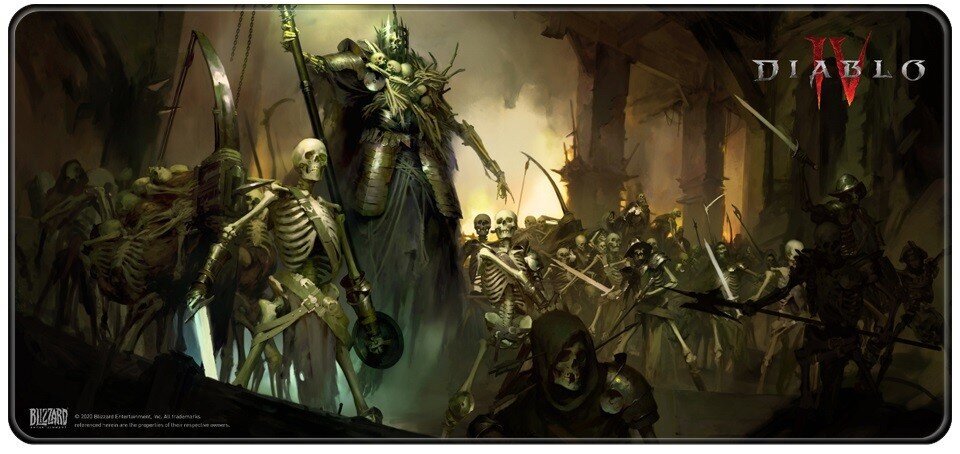 Diablo IV Skeleton King peles paliktnis | 940x420x4mm цена и информация | Peles | 220.lv