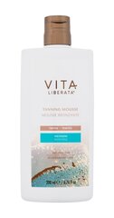 Pašiedeguma putas ar ārējo bronzeri Vita Liberata Tinted Mousse, 200 ml, Medium cena un informācija | Paštonējošie līdzekļi | 220.lv