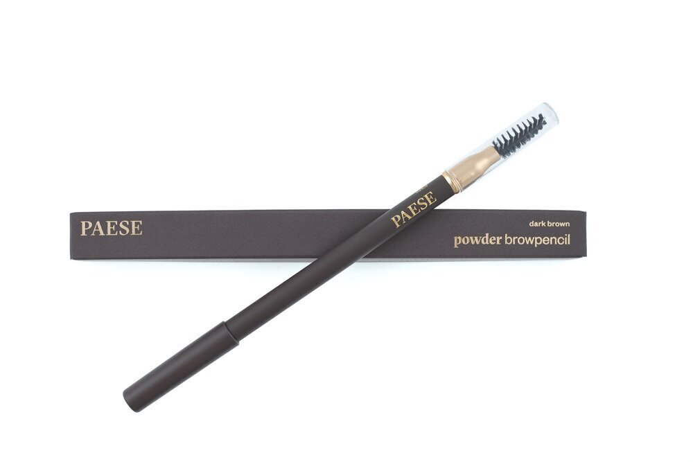 Uzacu zīmulis Paese Powder Brow Pencil Dark Brown, 1,19 g цена и информация | Uzacu krāsas, zīmuļi | 220.lv