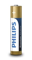 Philips Щелочные батареи премиум-класса AAA x4 цена и информация | Батарейки | 220.lv