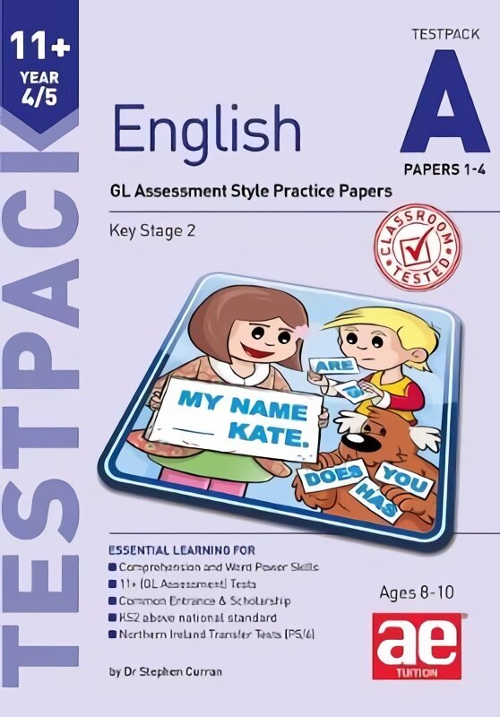 11plus English Year 4/5 Testpack a Papers 1-4: GL Assessment Style Practice Papers цена и информация | Grāmatas pusaudžiem un jauniešiem | 220.lv