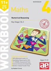 11plus Maths Year 5-7 Workbook 4: Numerical Reasoning cena un informācija | Grāmatas pusaudžiem un jauniešiem | 220.lv