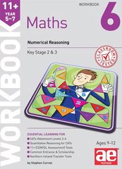 11plus Maths Year 5-7 Workbook 6: Numerical Reasoning cena un informācija | Grāmatas pusaudžiem un jauniešiem | 220.lv