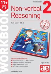 11plus Non-verbal Reasoning Year 5-7 Workbook 2: Including Multiple-choice Test Technique cena un informācija | Grāmatas pusaudžiem un jauniešiem | 220.lv