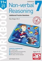 11plus Non-verbal Reasoning Year 5-7 Workbook 7: Additional CEM Style Practice Questions cena un informācija | Grāmatas pusaudžiem un jauniešiem | 220.lv