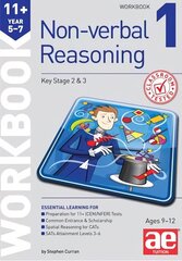 11plus Non-verbal Reasoning Year 5-7 Workbook 1: Including Multiple-choice Test Technique cena un informācija | Grāmatas pusaudžiem un jauniešiem | 220.lv