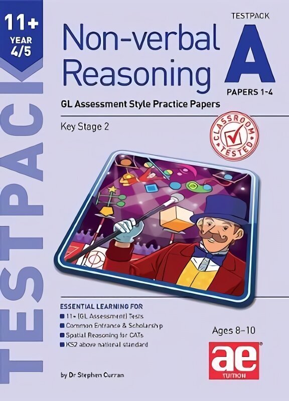 11plus Non-verbal Reasoning Year 4/5 Testpack A Papers 1-4: GL Assessment Style Practice Papers цена и информация | Grāmatas pusaudžiem un jauniešiem | 220.lv
