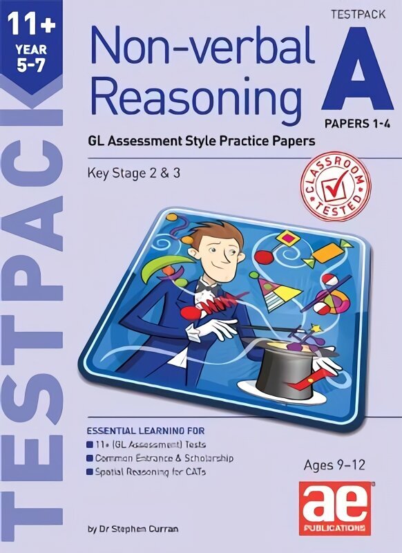 11plus Non-verbal Reasoning Year 5-7 Testpack A Papers 1-4: GL Assessment Style Practice Papers цена и информация | Grāmatas pusaudžiem un jauniešiem | 220.lv