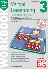11plus Verbal Reasoning Year 5-7 GL & Other Styles Workbook 3: Verbal Reasoning Technique цена и информация | Книги для подростков и молодежи | 220.lv