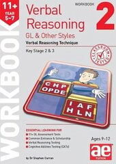 11plus Verbal Reasoning Year 5-7 GL & Other Styles Workbook 2: Verbal Reasoning Technique cena un informācija | Grāmatas pusaudžiem un jauniešiem | 220.lv