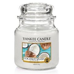 Yankee Candle Coconut Splash Candle - Scented candle 104.0g цена и информация | Подсвечники, свечи | 220.lv