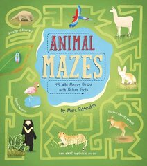 Animal Mazes: 45 Wild Mazes Packed with Nature Facts cena un informācija | Grāmatas mazuļiem | 220.lv