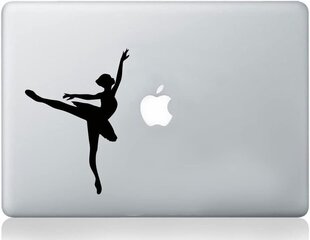 Стикер для ноутбука Танцующая балерина Силуэт MacBook Наклейка для ноутбука Виниловая наклейка цена и информация | Декоративные наклейки | 220.lv