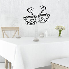 2 glāzes sienas uzlīmes Virtuves uzlīmes Vinila uzlīmes Mājas restorānu kafejnīcu dekorācijas cena un informācija | Dekoratīvās uzlīmes | 220.lv