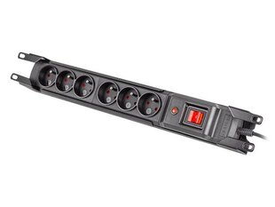 Armac Стойка Power Strip для защиты от перенапряжения 19 дюймов. M6 3м 6x230v черный M6/30/R/CZ цена и информация | Удлинители | 220.lv