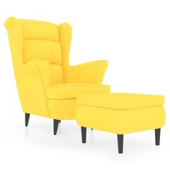 Atzveltnes krēsls, sinepju dzeltena krāsa, samts цена и информация | Кресла в гостиную | 220.lv