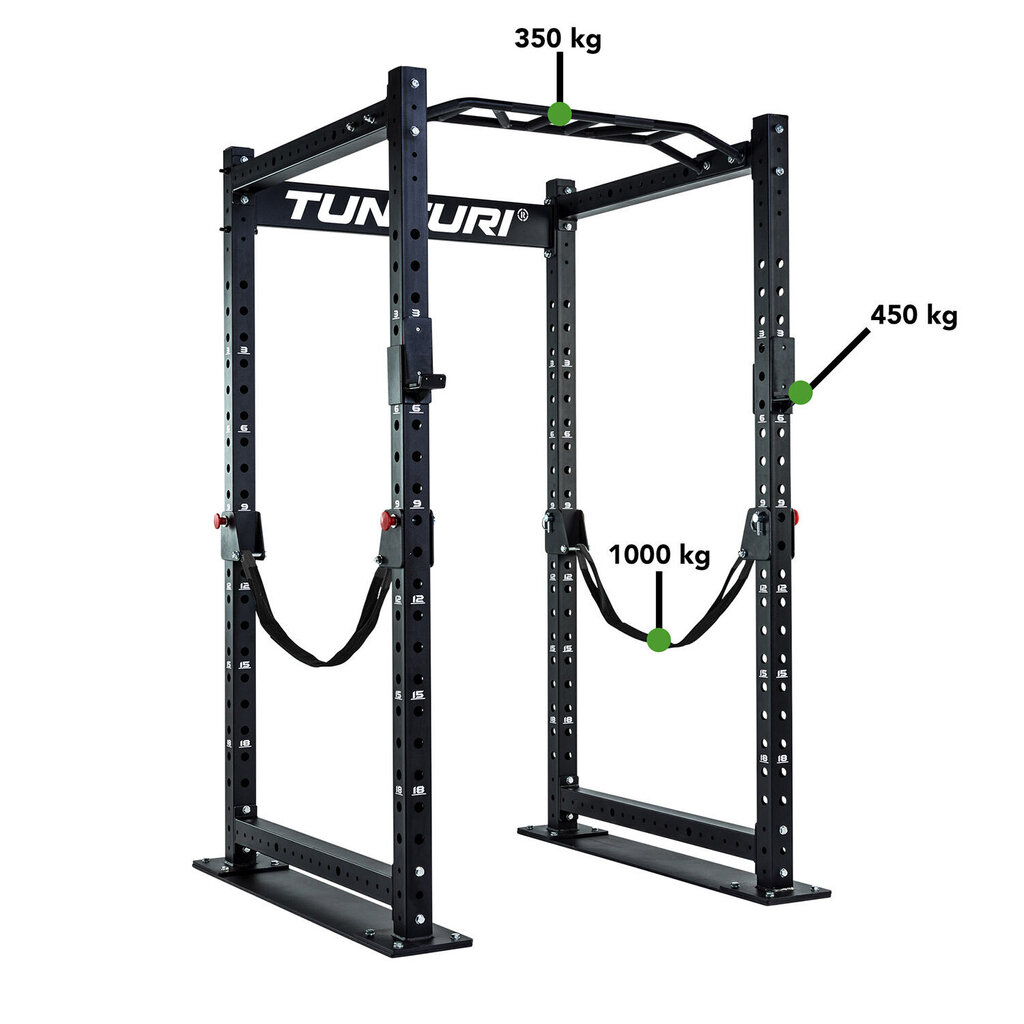 Bazinis Crossfito statīvs Tunturi RC20 Crossfit Base Rack cena un informācija | Treniņu soli un stendi | 220.lv