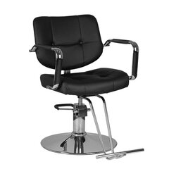 Профессиональное парикмахерское кресло GABBIANO VIGO, черного цвета цена и информация | Мебель для салонов красоты | 220.lv