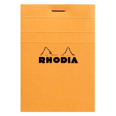 Piezīmju bloks A7/80l square Rhodia orange 80g, Clairefontaine /10 cena un informācija | Burtnīcas un papīra preces | 220.lv