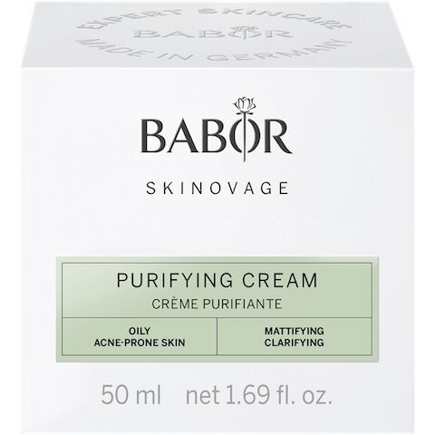 Pretiekaisuma krēms problemātiskai ādai Babor Skinovage Purifying Cream, 50 ml cena un informācija | Sejas krēmi | 220.lv